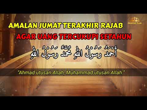 Doa Jumat Terakhir Bulan Rajab