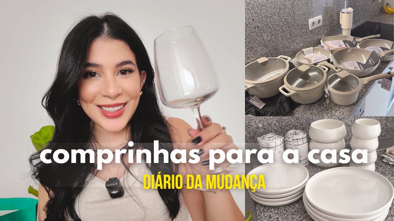 COMPRAS PARA A CASA 🏠🇵🇹✨ #diariodemudança - Achei as panelas perfeitas!