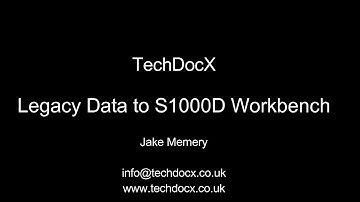 Word To S1000D Conversion Tool - Demo (short version) - SOFTWARE NOW VASTLY IMPROVED AND EVEN EASIER