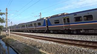 2173次區間車通過大林鎮中興路地下道