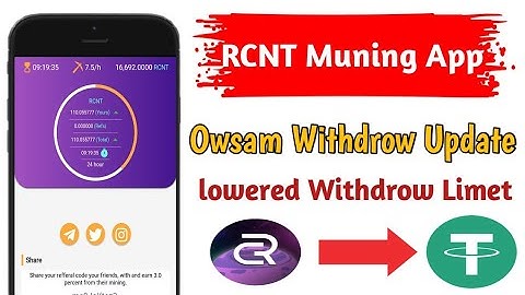 🔥Ricnatum Mining App Latest Updates 2022 || Ricnatum Mining App Withdrawal || 1 RCNT = 1$
