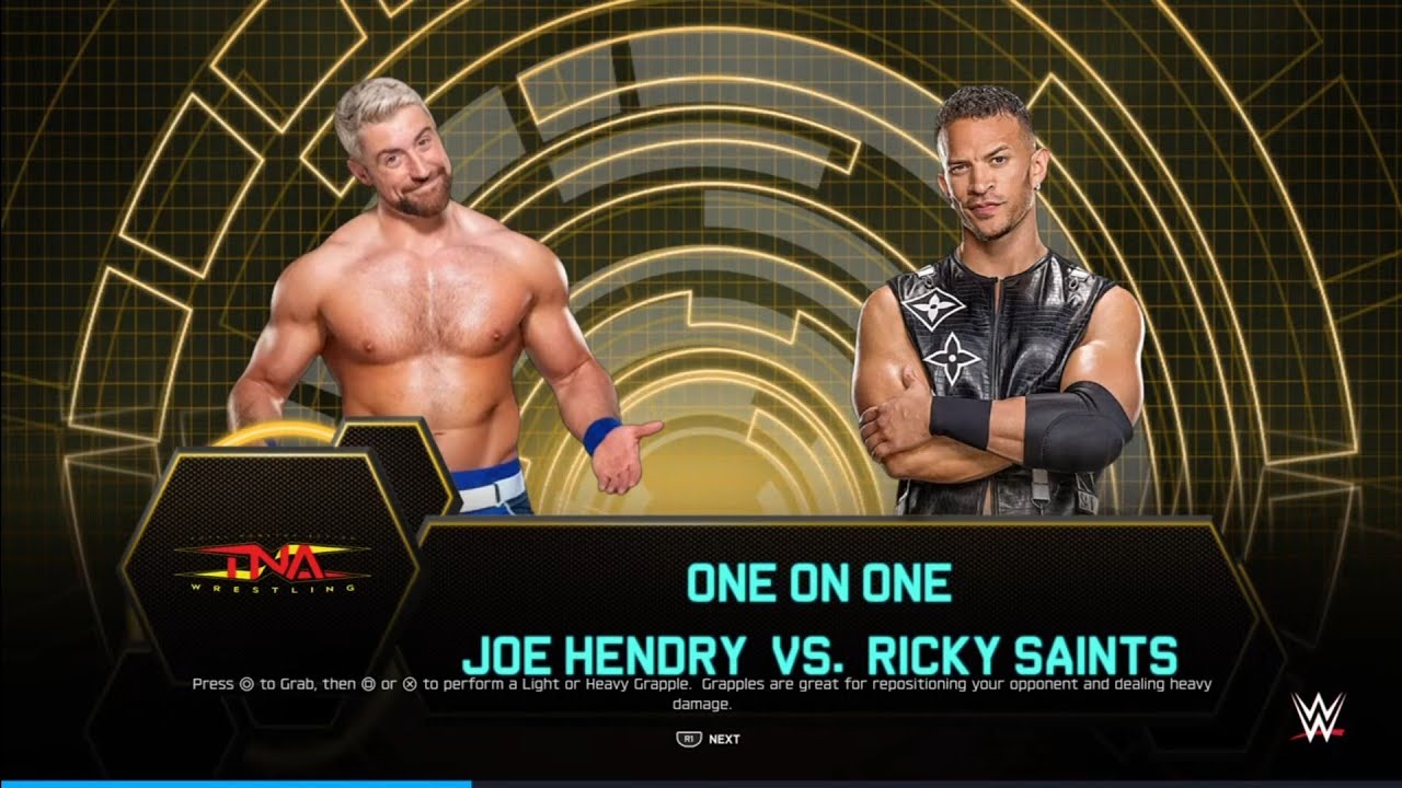 WWE 2K25 TNA vs NXT Match : Joe Hendry vs Ricky Saints