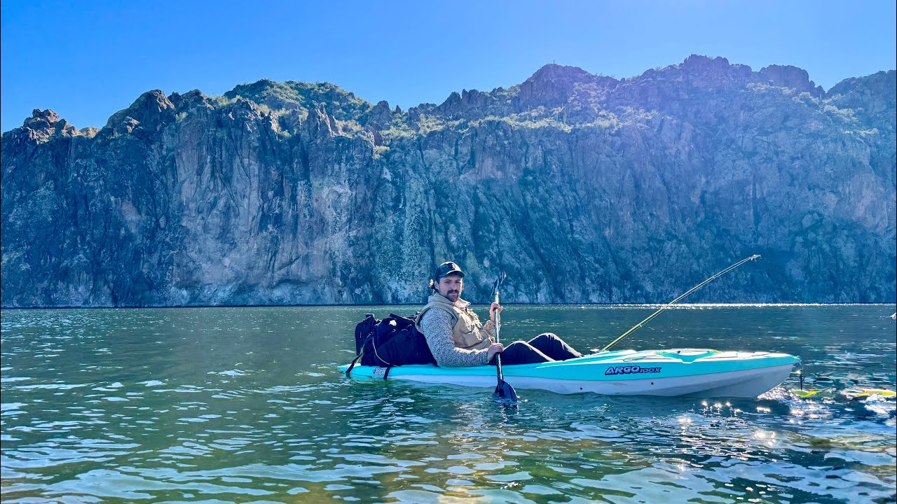 Kayaking 12 Miles to a Remote Camp | Saguaro Lake, Arizona
