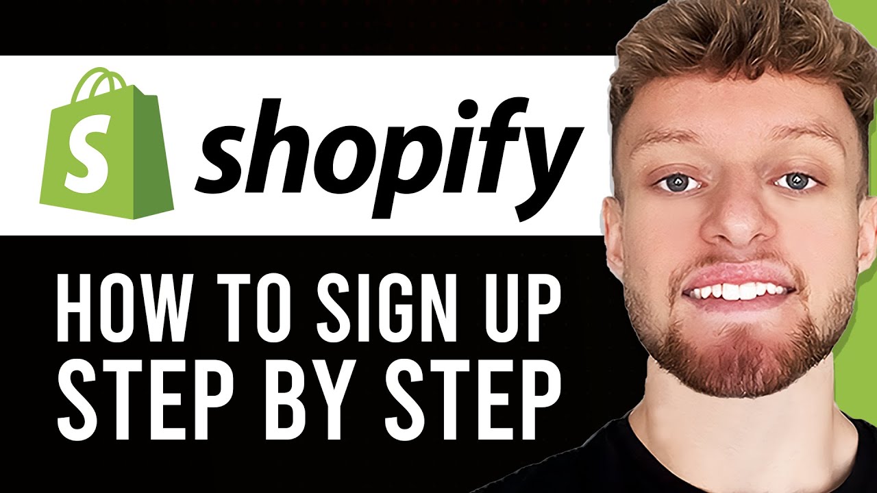 How To Sign up To Shopify (Step By Step For Beginners) - YouTube
