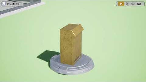 Mailbox modelled in Autodeks Inventor and Visualized in Unreal Engine 4.25