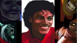 Michael Jackson Speed Painting-Thriller Part V