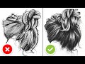 DO&#39;S &amp; DON&#39;TS for Drawing Hair - Realistic Drawing Tutorial