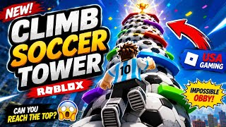 🔥 Roblox Climb Soccer Tower Challenge! 😱 Can I Reach the Top? (IMPOSSIBLE OBBY) screenshot 5