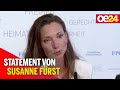 FPÖ: Susanne Fürst zu ÖVP & Facebook