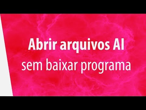 Vídeo: O gimp pode abrir o arquivo AI?