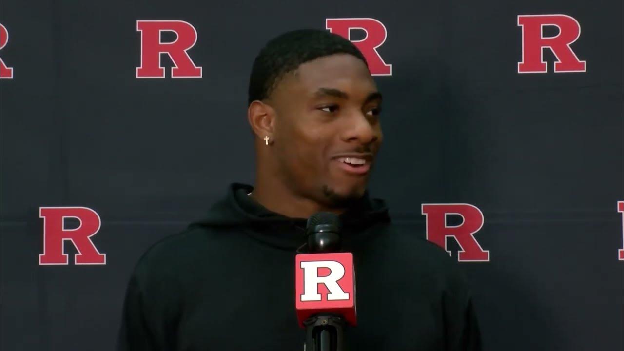 Christian Izien Rutgers Pro Day Press Conference YouTube