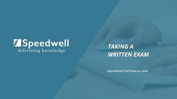 How to take a Written Exam