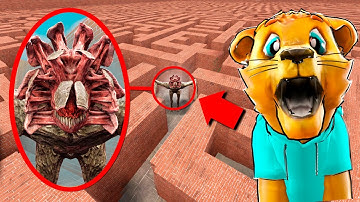 Can QUIET PLACE ALIEN find me in a MAZE?! (Gmod Sandbox)