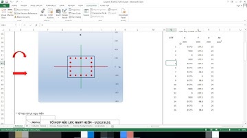 TẠO TỌA ĐỘ CỐT THÉP CỘT BẰNG CODE VBA EXCEL/ CREATE ID REBAR FOR COLUMN || T-SD #shorts