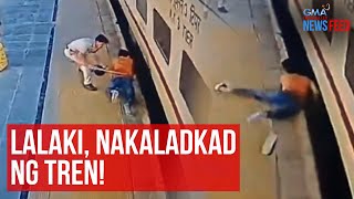 Lalaki, nakaladkad ng tren! | GMA Integrated Newsfeed