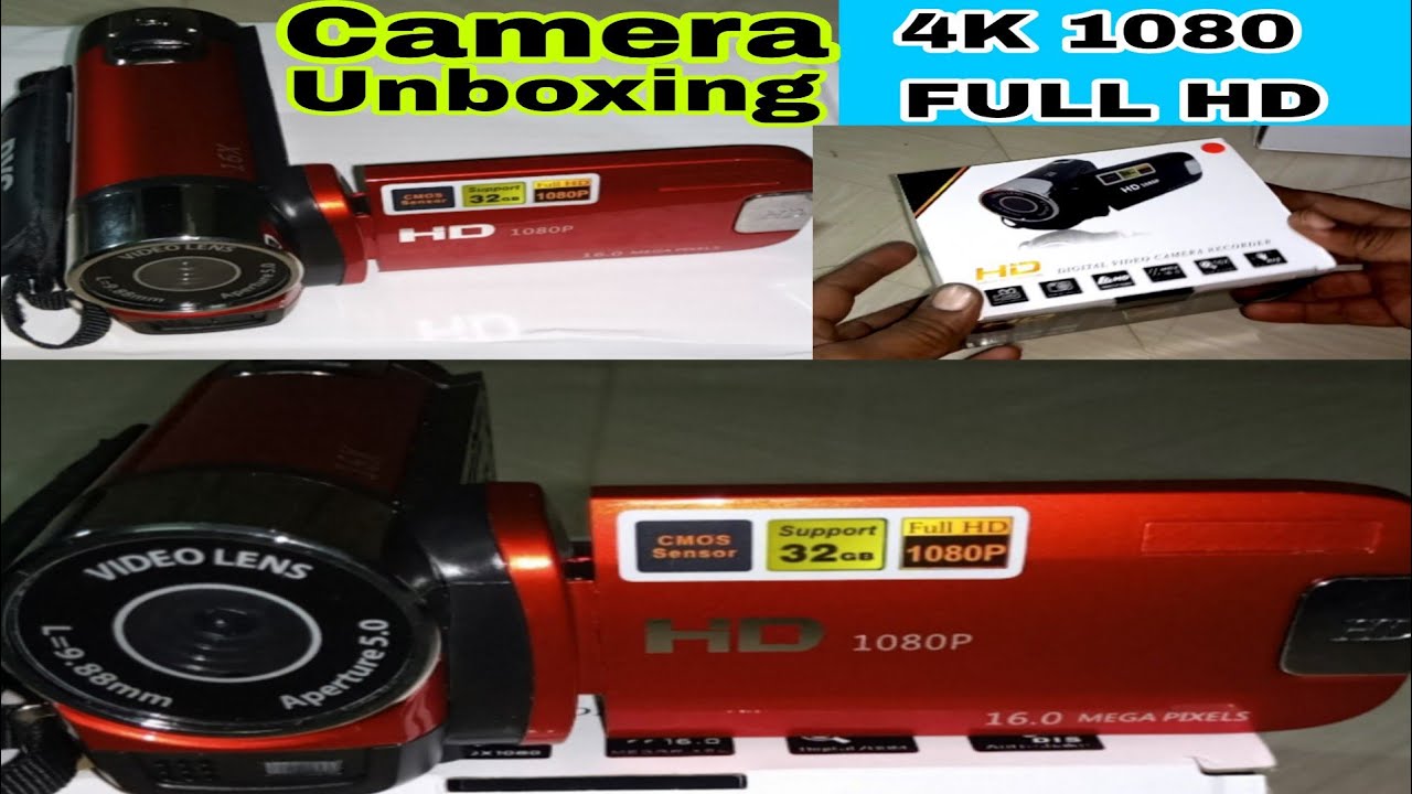 📽️🎬4K 1080 FULL HD camera unboxing