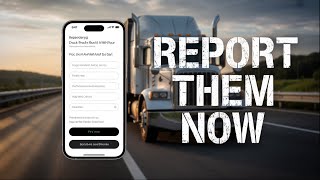 How to Report Unsafe Truck Drivers to the DOT!