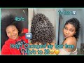 I JHERI CURLED/ TEXTURIZED MY 4c NATURAL HAIR FOR THE FIRST TIME|| INTO 3b HAIR|| Bliss.b