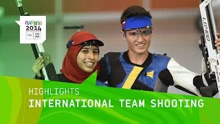 Mixed 10m Air Rifle Shooting - Highlights | Nanjing 2014 Youth Olympic Games