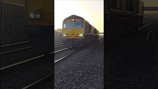 GBRF Class 66 Numbers 66754 &amp; 66687 Passing Gascoigne Wood Sidings Heading to Doncaster