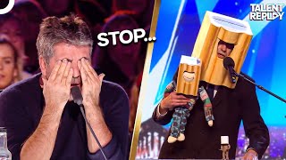 Simon Cowell Didnt Even Let Him Finish The First Note Britains Got Talent