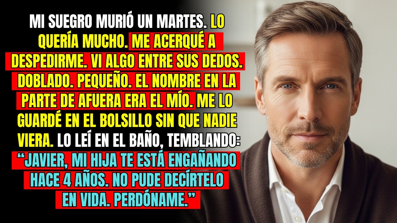 En El Funeral De Mi Suegro Encontré Una Carta En Su Mano “Carlos, Si Lees Esto Ya No Estoy Aquí”