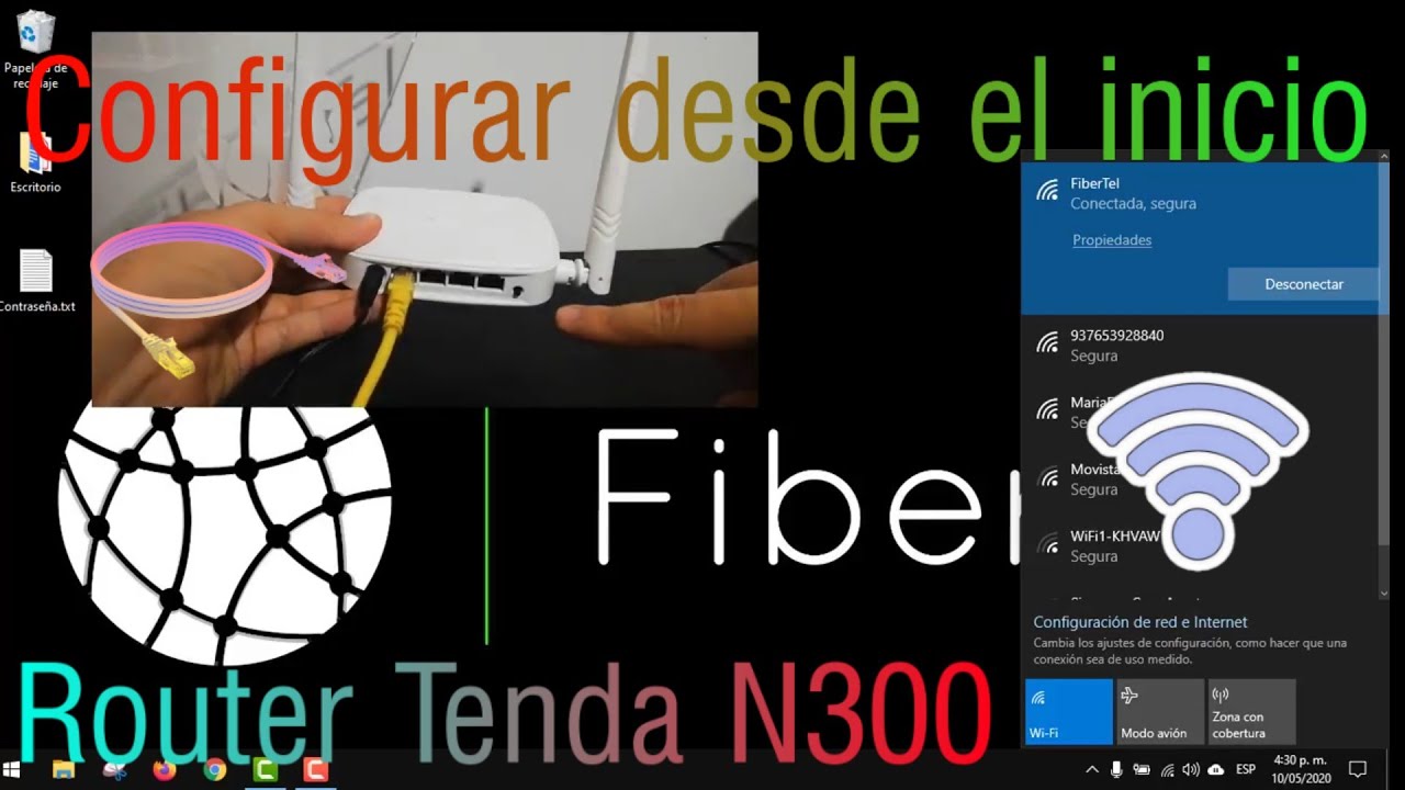 Configurar Router Tenda N300 Desde El Inicio YouTube