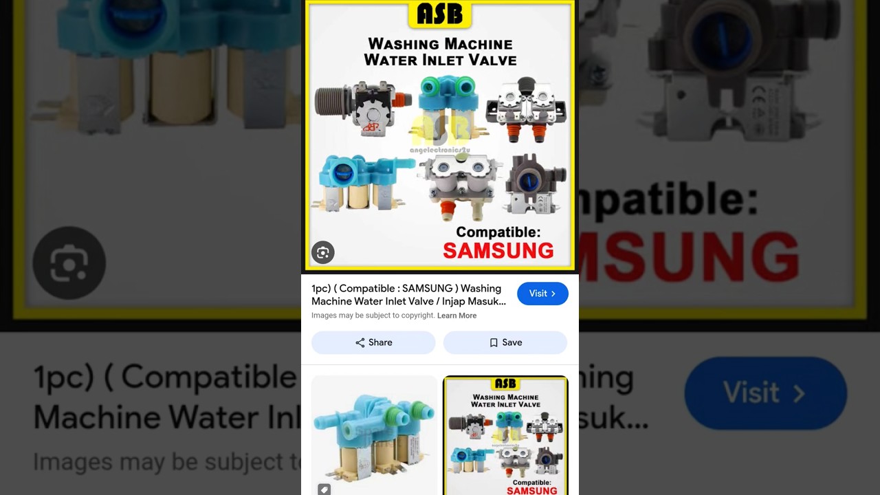 samsung inlet valve or dead problem 