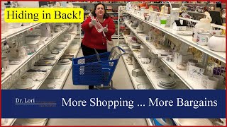 Hiding in Back! Crystal, Pewter, Bone China, Knock-off, Books, How to Tell - Thrift with Me Dr. Lori