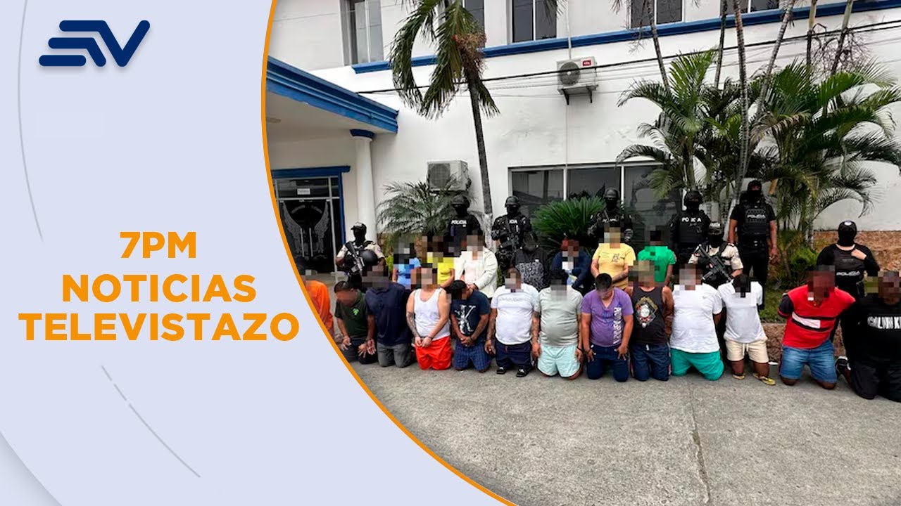 20 detenidos en operativo contra extorsionadores en Guayaquil y Durán | Televistazo | Ecuavisa