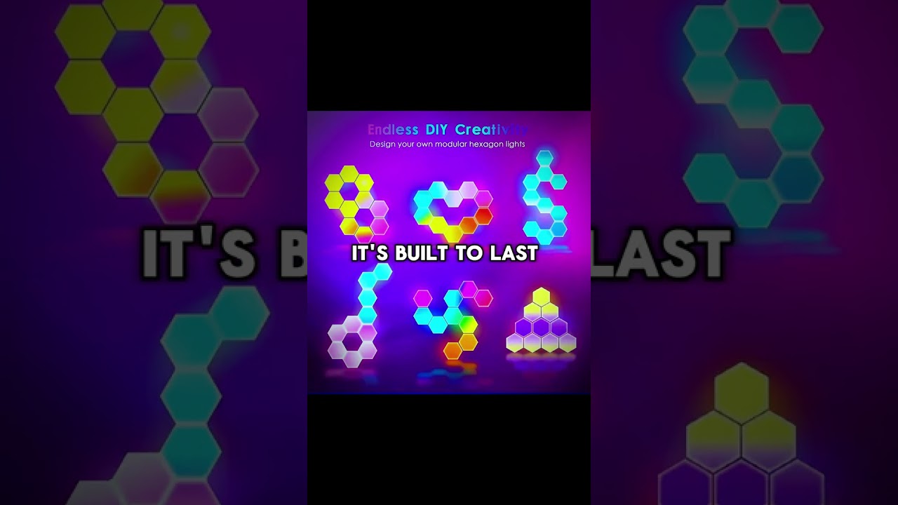 Hexagon LED lights! Upgrade Your PC setup today!