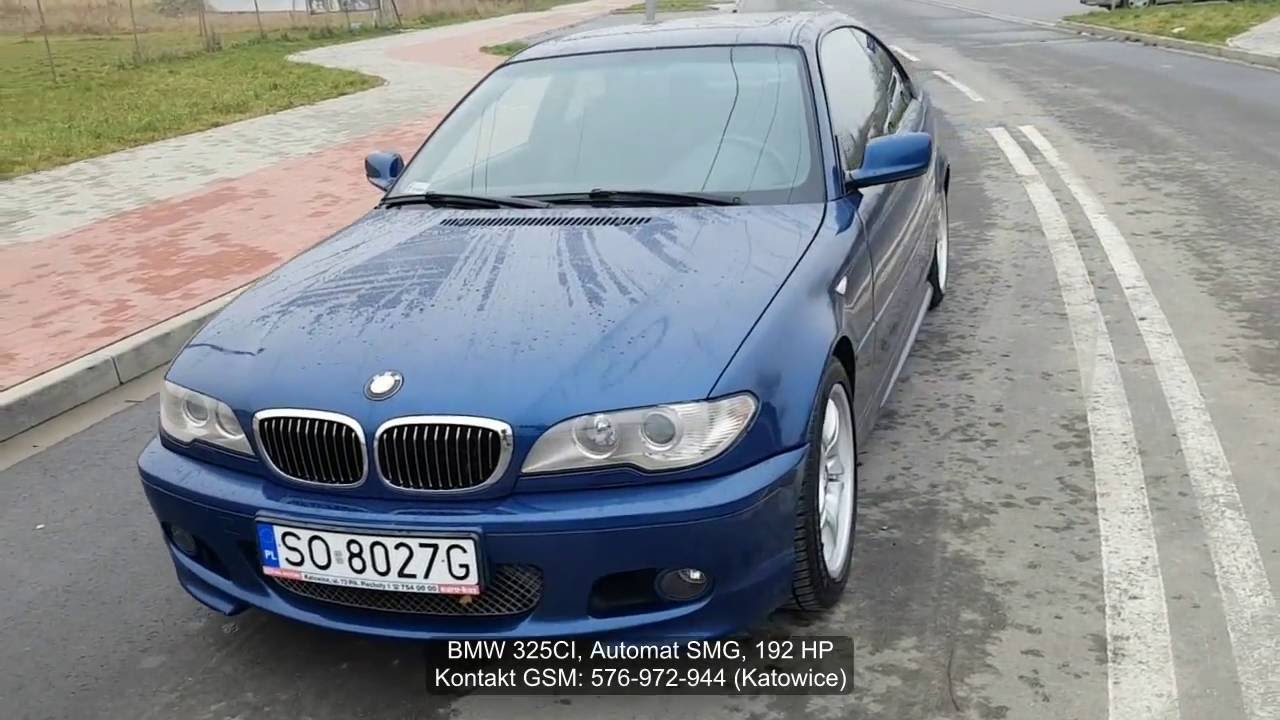 BMW 325 CI, Automat, 192 KM, 2003 r. YouTube