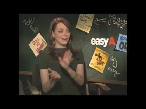 Easy A's Emma Stone, Penn Badgley Exclusive Interv...
