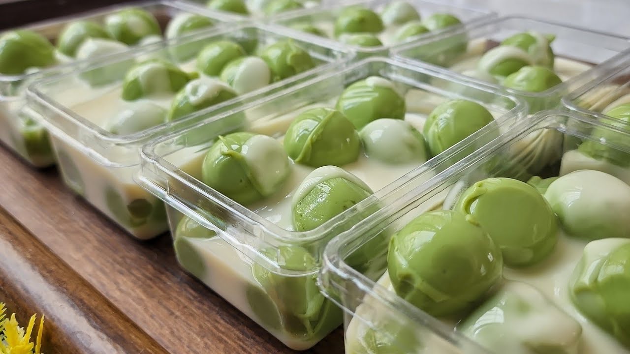 RASANYA GURIH CREAMY BIKIN NAGIH! PUDING  MATCHA VLA KEJU