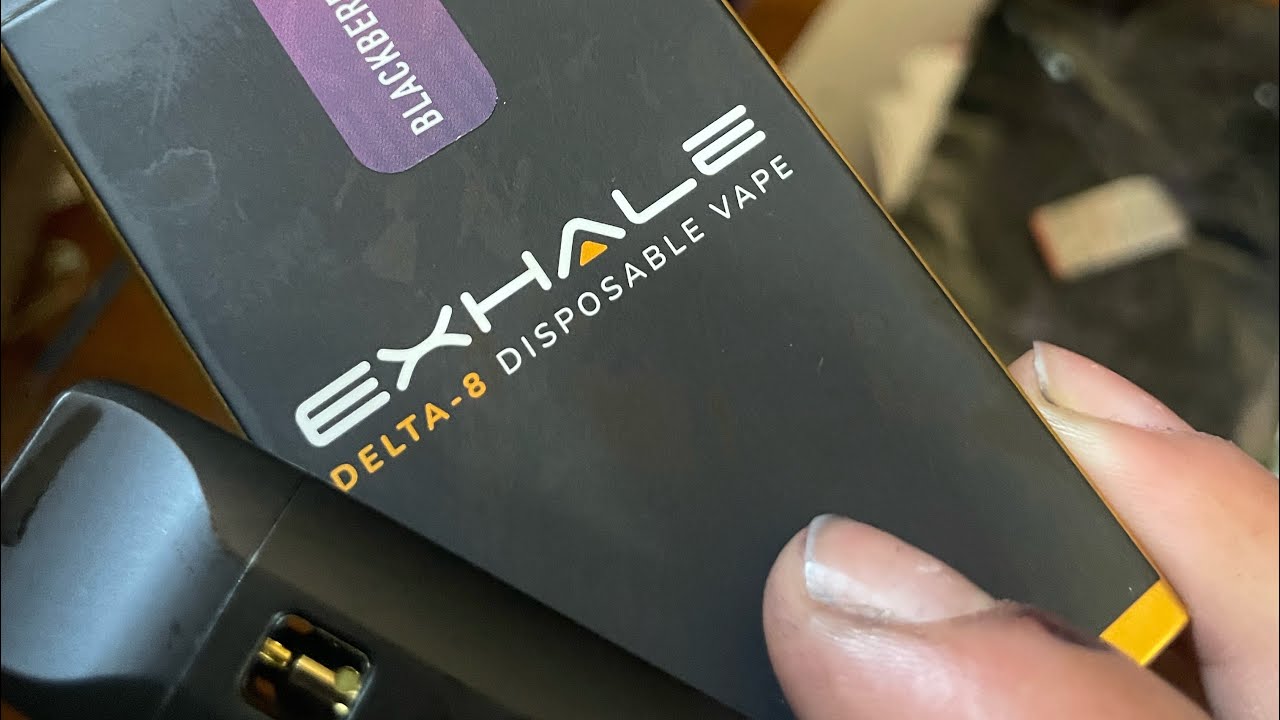 Exhale delta 8 dispo review!! (Blackberry kush)