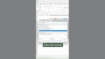 How to create a Gantt Chart in Excel. #excel #exceltips #tutorial
