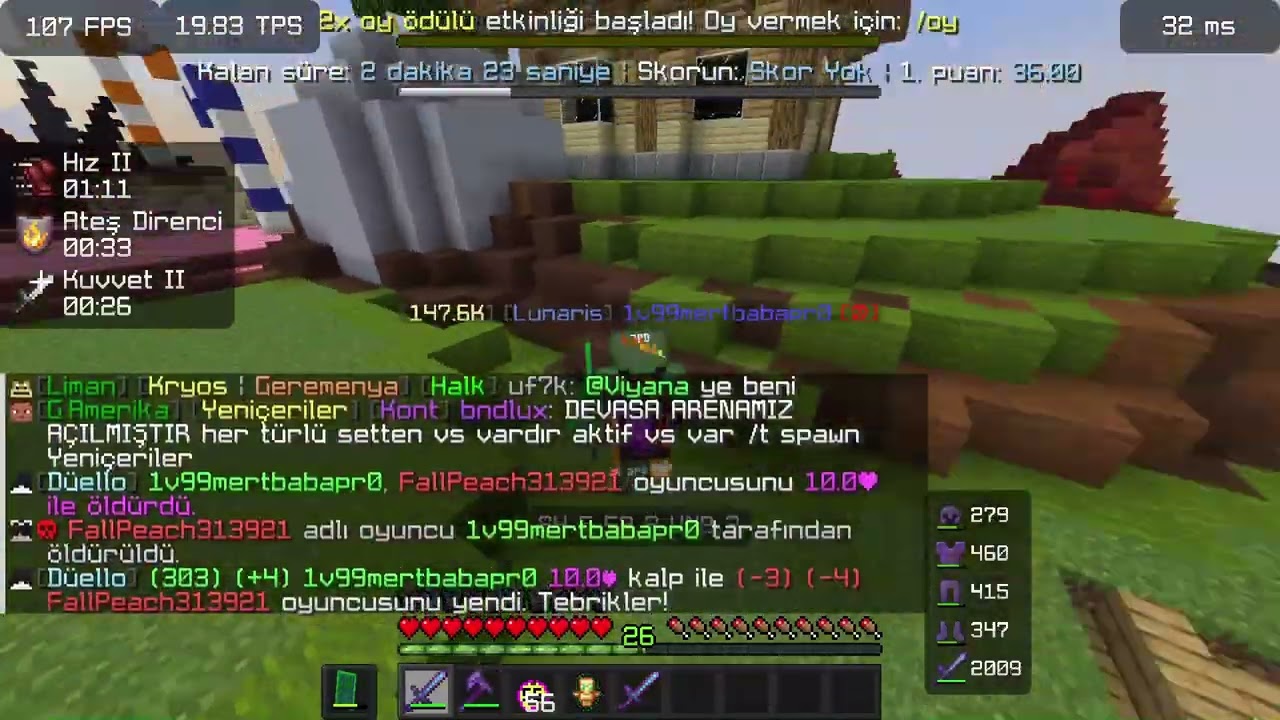 craftluna kill montage dueller ile (ekibim ve ciobaba111 için)