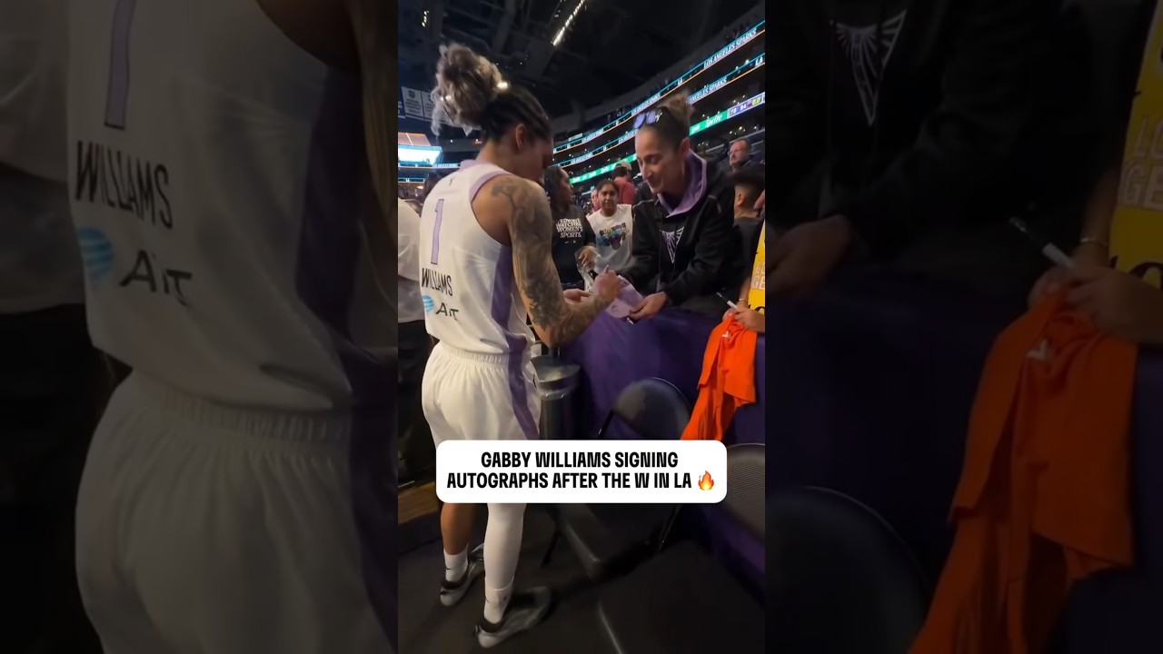 The Gabby Williams Love Runs Statewide ⚔️ #goldenstatevalkyries #gabbywilliams #wnba