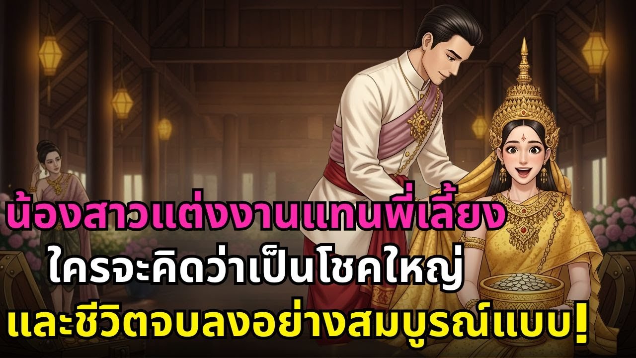 🔴 น้องสาวแต่งงานแทนพี่เลี้ยง—ถูกรางวัลใหญ่ ชีวิตพลิกสู่ตอนจบแสนสุข 💍💰✨