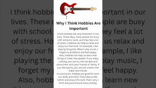 EIKEN Grade 2 Speaking Practice! Why I Think Hobbies Are Important