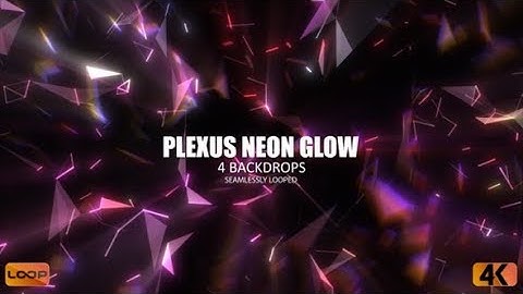 Plexus Neon Glow | Motion Graphics - Videohive template