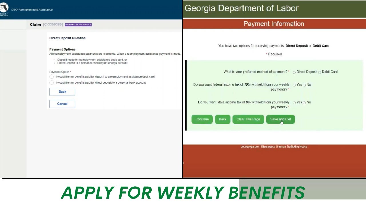 Unemployment Benefits Florida & (900/Week or 18,000) How To
