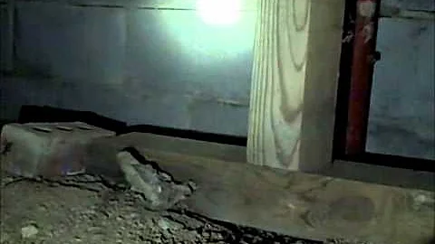 Unstable Foundation Wall Discovered by Franklin TN Home Inspector.wmv