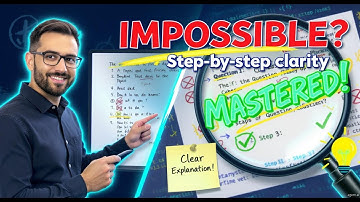 I Teach, You Master Solving an Impossible Test Paper With Clear Explanations!