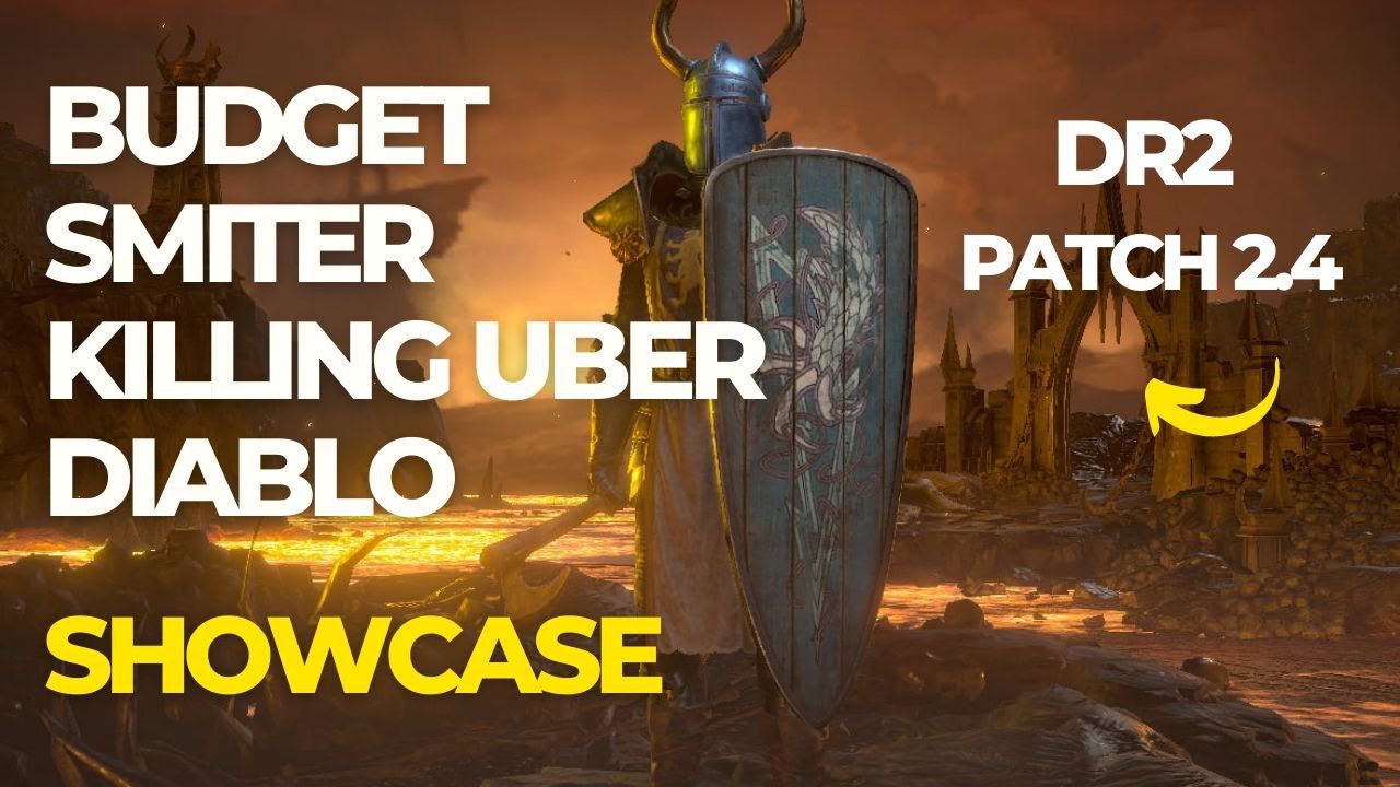 Budget Smiter Killing Uber Diablo - Patch 2.4 Showcase - Diablo 2 Resurrected