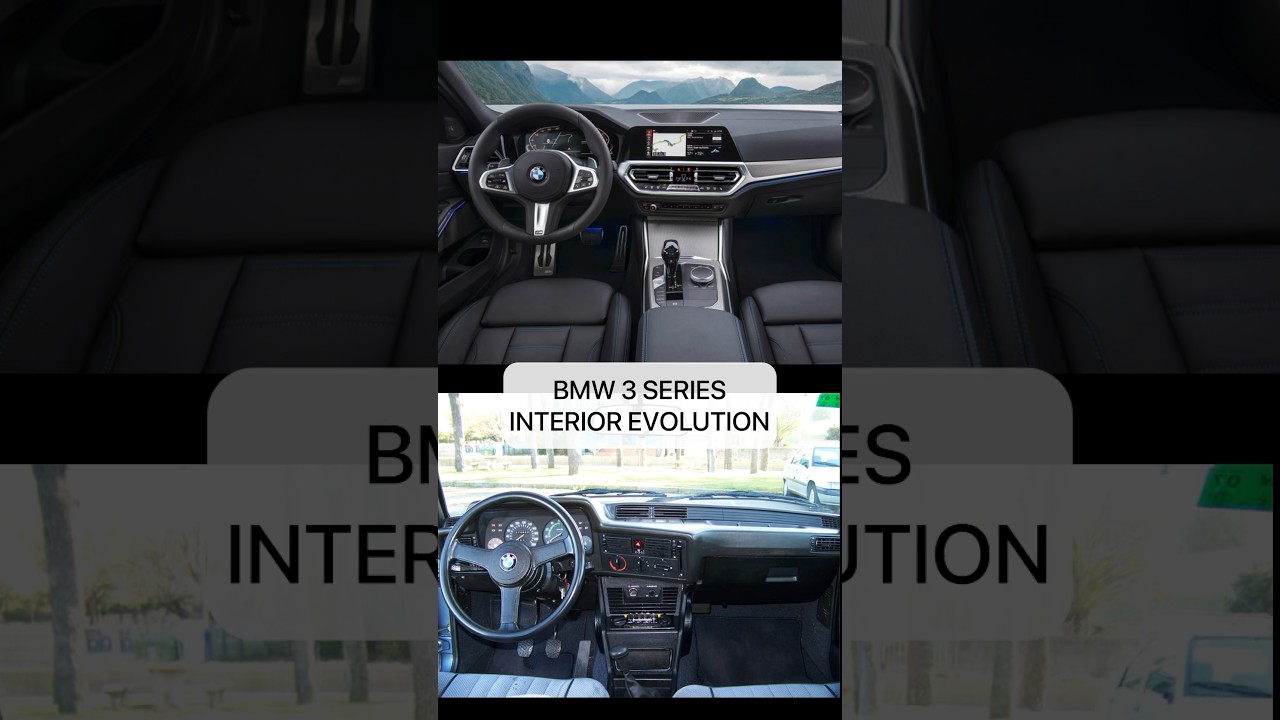 BMW 3 SERIES INTERIOR EVOLUTION - YouTube