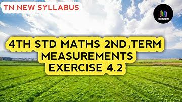#Measurements #4thstdmaths Measurement-Unit 4-Maths-4th standard-Exercise 4.2-Term 2-Samacheer