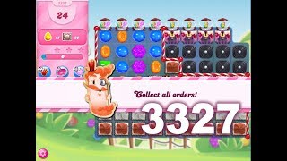 Candy Crush Saga Level 3327 (3 stars, No boosters)