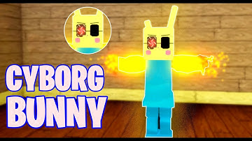 How to get “CYBORG BUNNY” BADGE + CYBORG BUNNY MORPH in PIGGY RP [W.I.P] - ROBLOX
