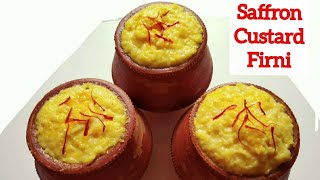 How to cook Saffron Custard Firni || Cook Bindass